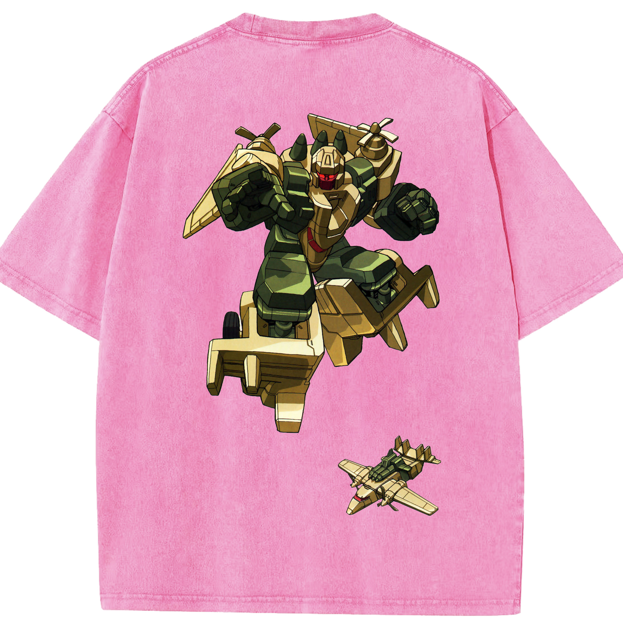 （画像用）  綿100% ヴィンテージ風 半袖Tシャツ（背面プリント）